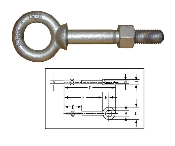 Shoulder Nut Eye Bolts G277