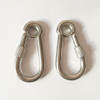 Stainless Steel Clip Carabiner Snap Hook With Eyelet and Screw
