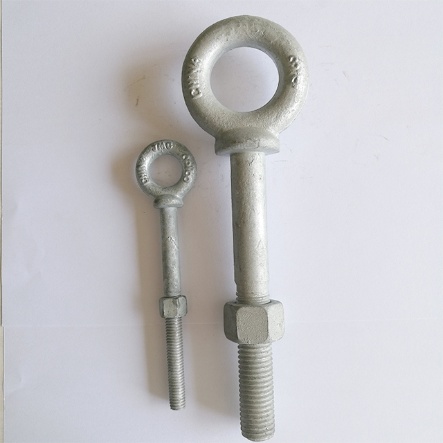 Hot Galvanized Eye Bolt Shoulder Nut Eye Bolts G277