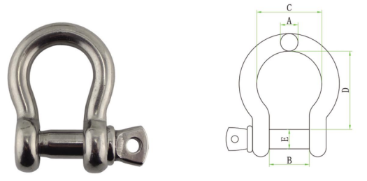 Us Type Bow Shackle