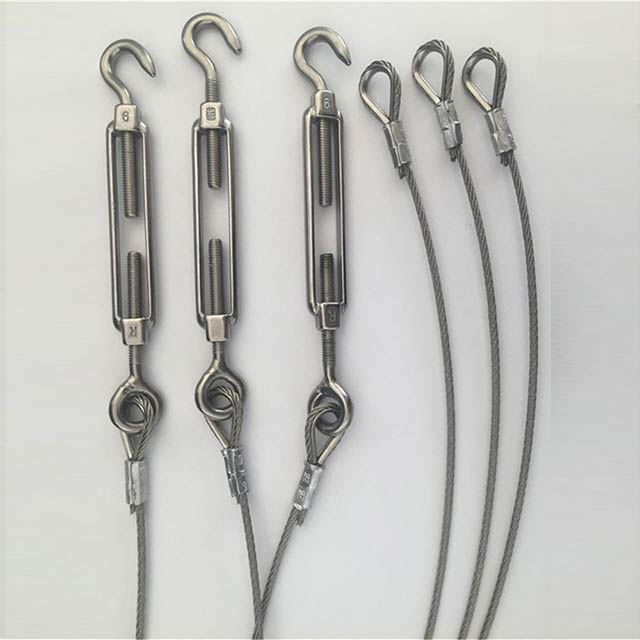 Stainless Steel Turnbuckle European Type Open Body Turnbuckle