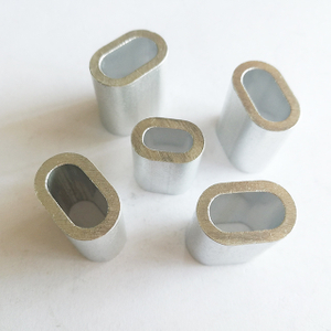 Steel Wire Rope Ferrule Fittings US Type Aluminum Sleeve