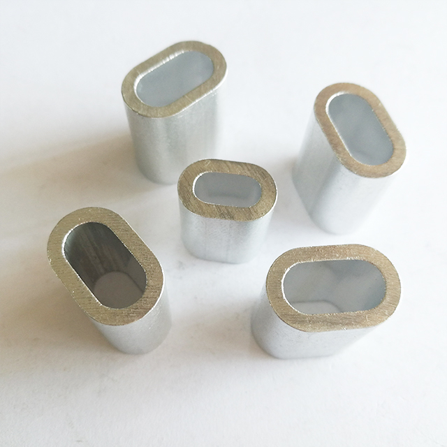 Steel Wire Rope Ferrule Fittings US Type Aluminum Sleeve