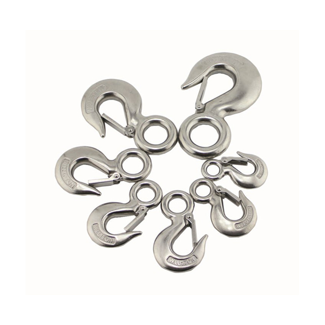 SS304 or SS316 Crane Hook S-320 Cargo Hook with Latch