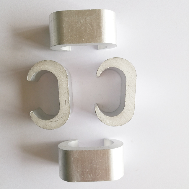 Steel Wire Rope Ferrule Fittings US Type Aluminum Sleeve