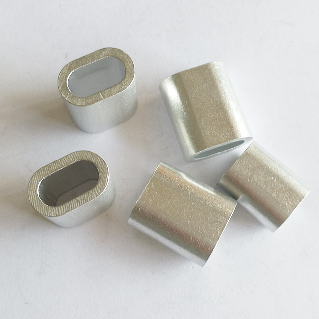 Steel Wire Rope Ferrule Fittings US Type Aluminum Sleeve