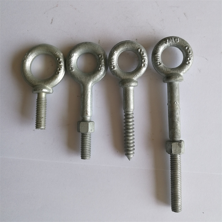 Shoulder Type Machinery Eye Bolts Self-color Eye Bolt Machined
