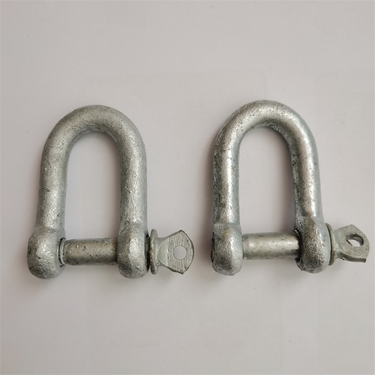 Hot Galvanized Dee Shackle D Ring Shackles