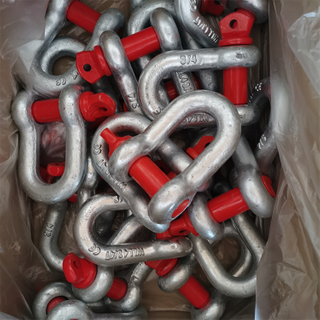 Drop Forged Chain Shackle Red 3/4 Shackle