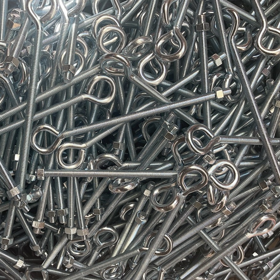 Zinc plated Eye Bolt and Nut Wholesale