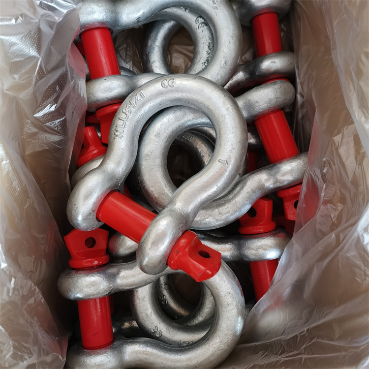 Heavy Duty U.S. Type Galvanized Steel Forged Screw Pin Anchor Shackle