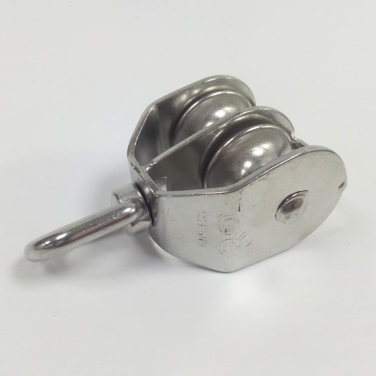 Stainless Steel Double Swivel Pulley Wholesale