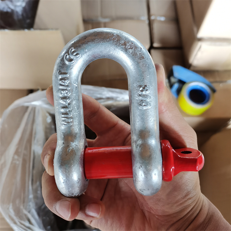 Drop Forged Chain Shackle Red 3/4 Shackle