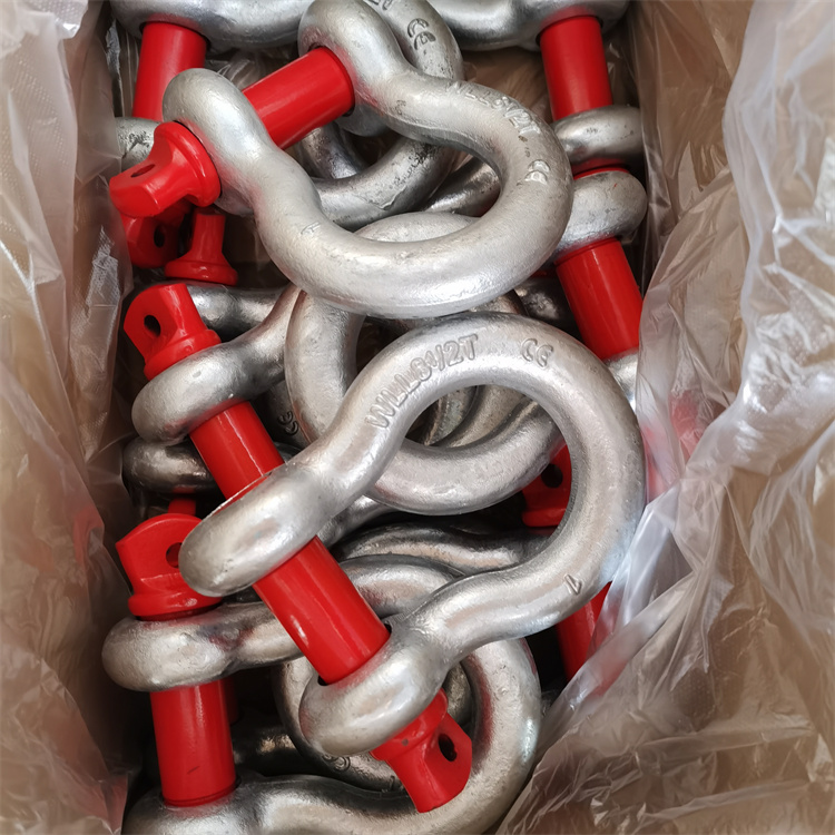 Hot Galvanized Shackle Drop Forged Bow Shackle Wholesale