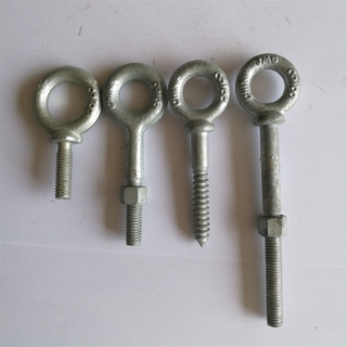 Drop Forged Regular Nut Eye Bolt Long Eye Bolt 1/2 x 8