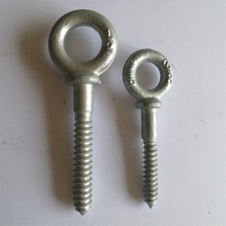 Drop Forged Screw Eye Bolt Hot Galvanized Eye Bolt Screws