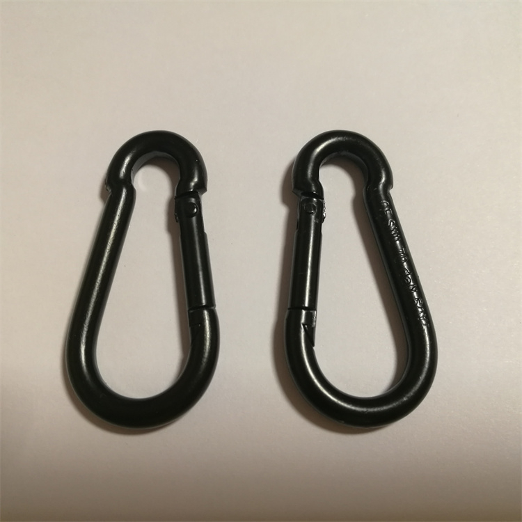 Safety Snap Hook Black Carabiner Wholesale