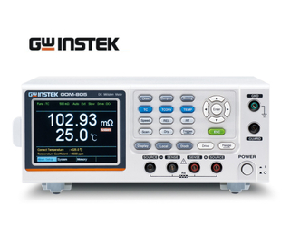 GW INSTEK GOM-804 & GOM-805 DC Milli-Ohm Meter 0.05% Precision 3.5-inch TFT Display