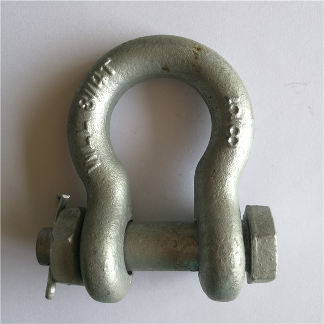 Drop Forged U.S. Bolt Type Anchor Shackle Bow Shackle