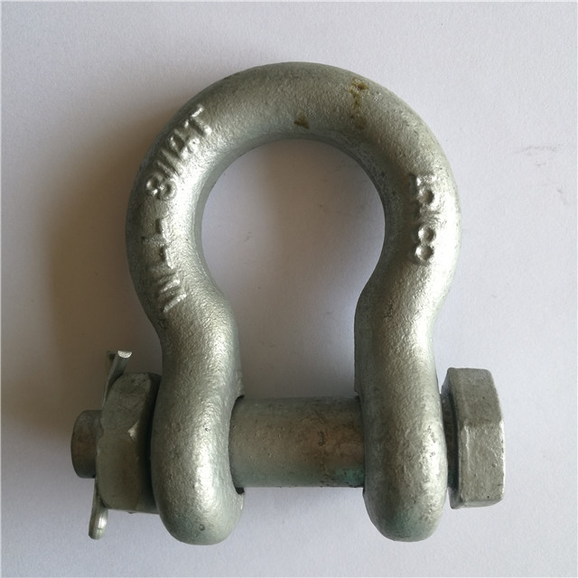 Drop Forged U.S. Bolt Type Anchor Shackle Bow Shackle