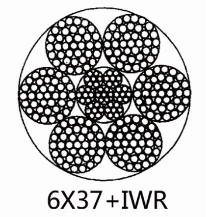 Ungalvanized Steel Wire Rope 6×37 Steel Wire Rope