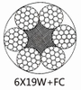 Hot Galvanized Steel Wire Rope 6×19S Steel Wire Rope