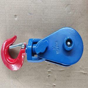 Light Type Champion Single Sheave Snatch Blocks with Hook Single Sheave Pulley Block Wholesale