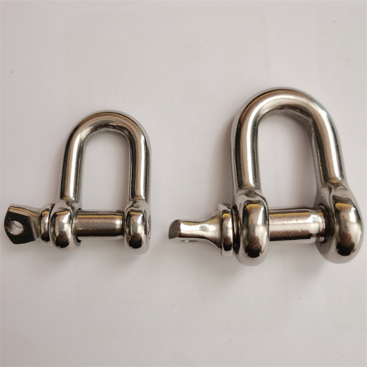 Stainless Steel Chain Shackle D Shackle 1/2