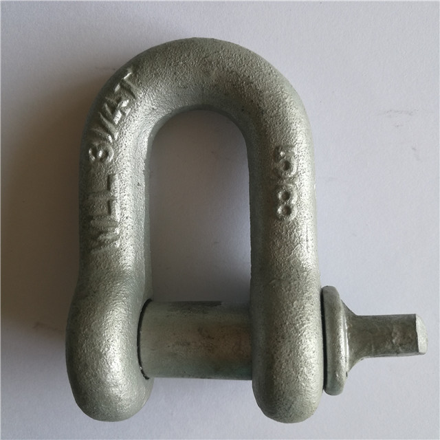 Us Type Chain Shackle Drop Forged G210 Shackle Rigging Hardware Manufacturer