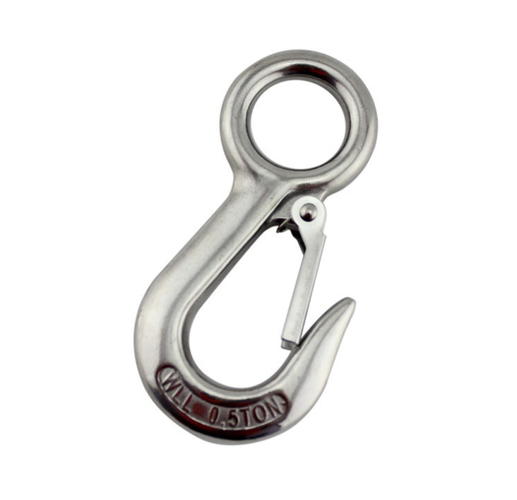 Stainless Steel Eye Slip Hook Big Eye Hook with Latch