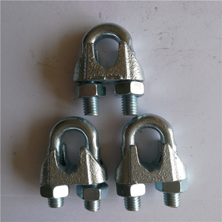 U.S. Type Galvanized Malleable Wire Rope Clamp Electrical Wire Clamp