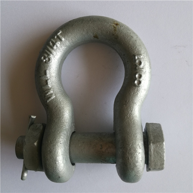 Drop Forged U.S. Bolt Type Anchor Shackle Bow Shackle