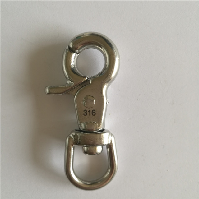 Stainless Steel Trigger Swivel Snap Hook Clip Chain Hook