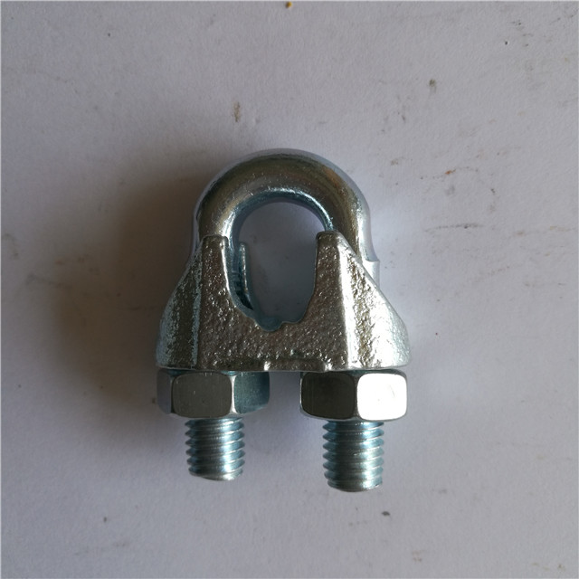 U.S. Type Galvanized Malleable Wire Rope Clamp Electrical Wire Clamp