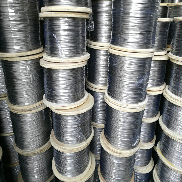 Zinc Plated Steel Wire Rope 6×25FI Line Contacted Wire Rope