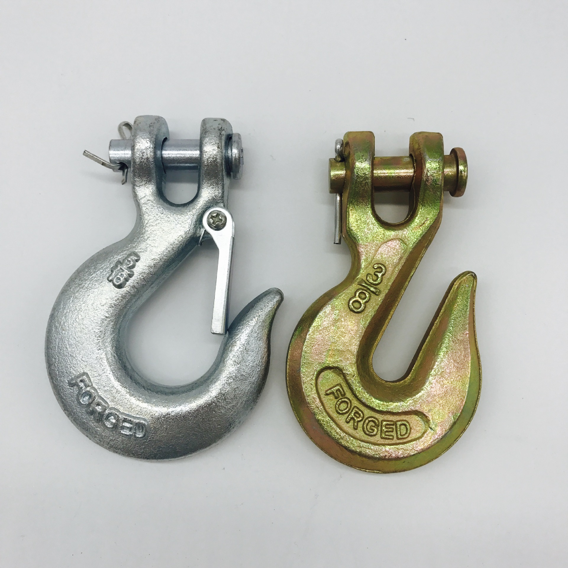 Alloy Steel Clevis Slip Hook with Safety Latch Lifting Chain Hooks
