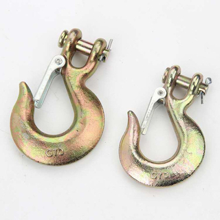 Alloy Steel Clevis Slip Hook with Safety Latch Lifting Chain Hooks