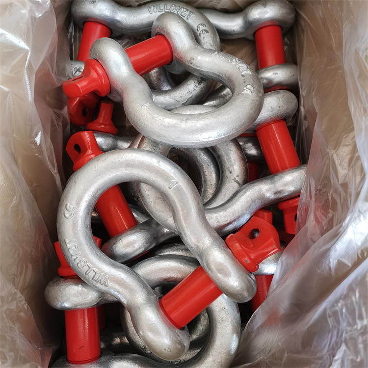 Hot Galvanized Shackle Drop Forged Bow Shackle Wholesale