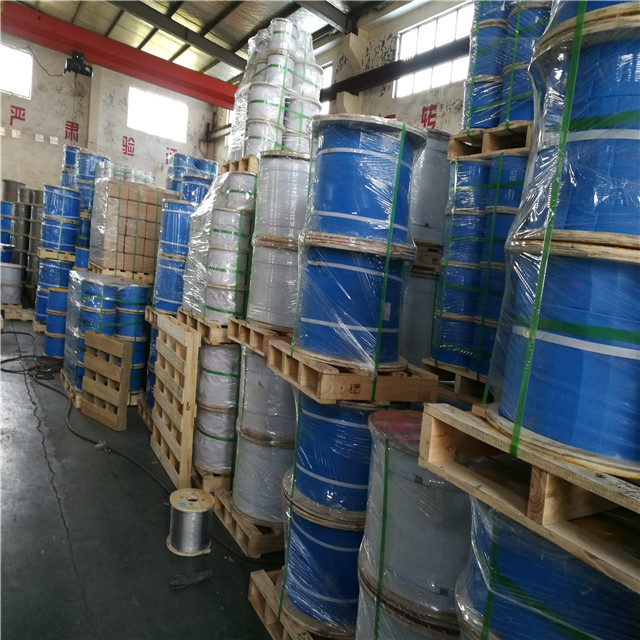 6×12+7FC Single Rope Steel Wire Rope Stainless Steel Wire Rope Hardware