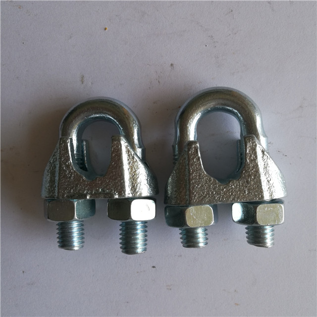 U.S. Type Galvanized Malleable Wire Rope Clamp Electrical Wire Clamp