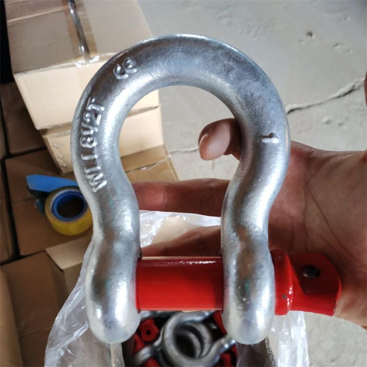 Hot Galvanized Shackle Drop Forged Bow Shackle Wholesale
