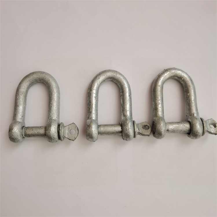 Hot Galvanized Dee Shackle D Ring Shackles