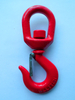 US Type Drop Forged Chain Hoist Lifting Crane Hook Swivel Hoist Hook with Safety Latch