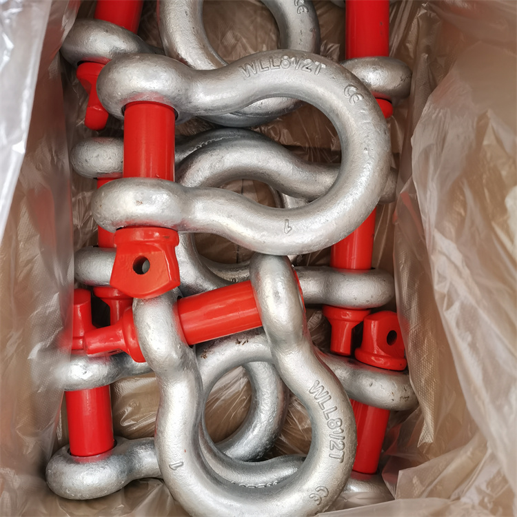 Hot Galvanized Shackle Drop Forged Bow Shackle Wholesale