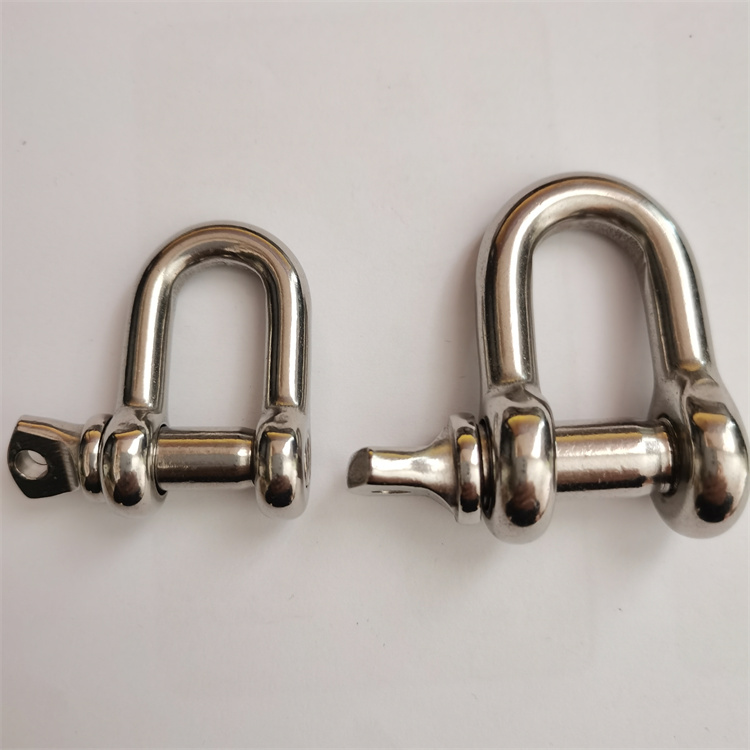 Stainless Steel Chain Shackle D Shackle 1/2