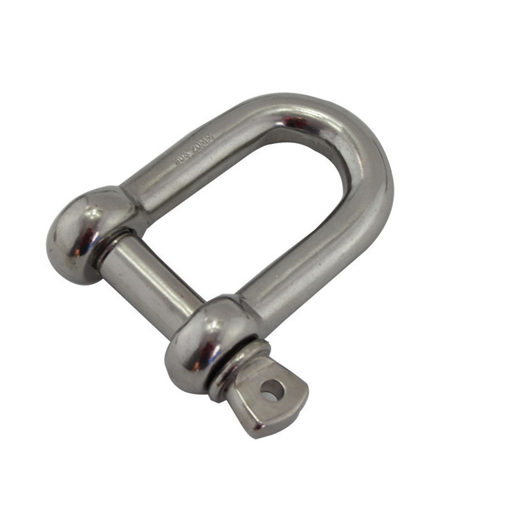 European Type D Shackle Stainless Steel Dee Shackle