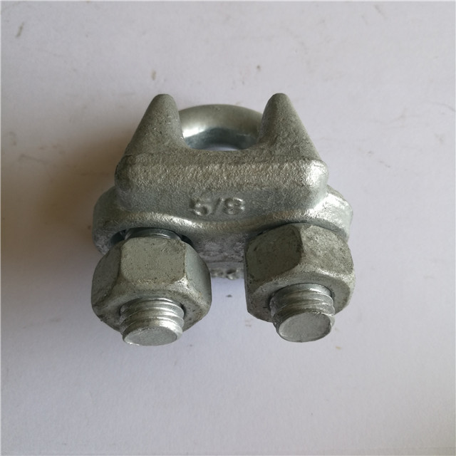 U.S. Type Drop Forged Wire Rope Clip Hot Galvanized Wire Rope Clamp