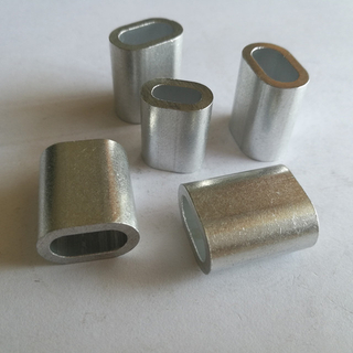 Steel Wire Rope Aluminum Ferrule Aluminum Oval Sleeves DIN3093