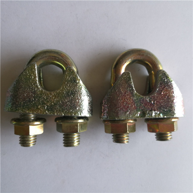 Din1142 Galvanized Malleable Wire Rope Clips Wire Clamp