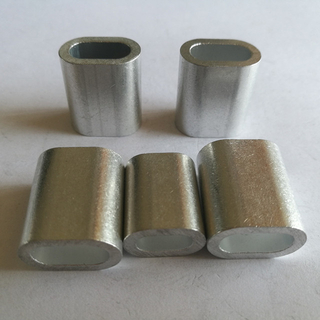 Steel Wire Rope Fittings Oval Ferrule Aluminum Oval Sleeves EN13411-3